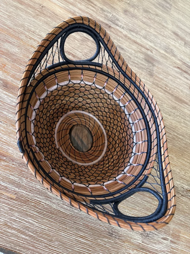 Twin Circles Basket